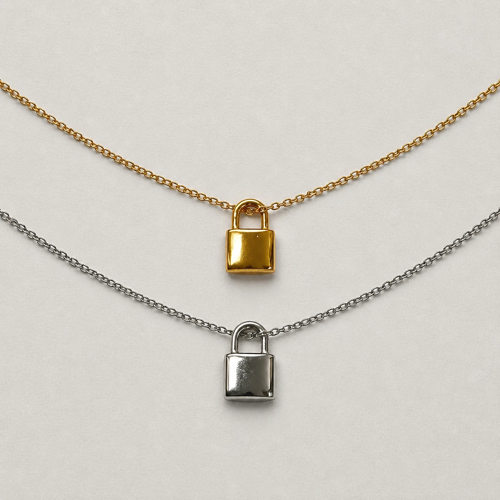 Lock Motif Necklace
