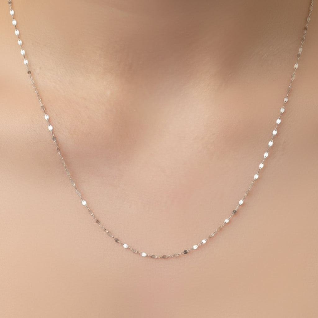 【おすすめ】Pt Fantasia Petal Slide Chain NC 〜45cm