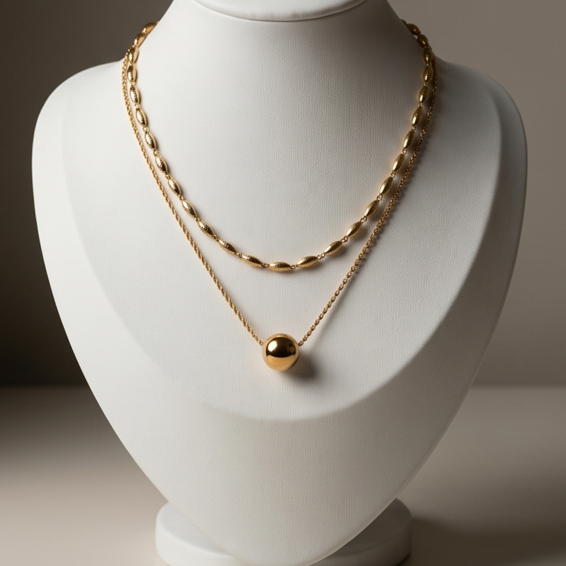 Dual Gold Necklace