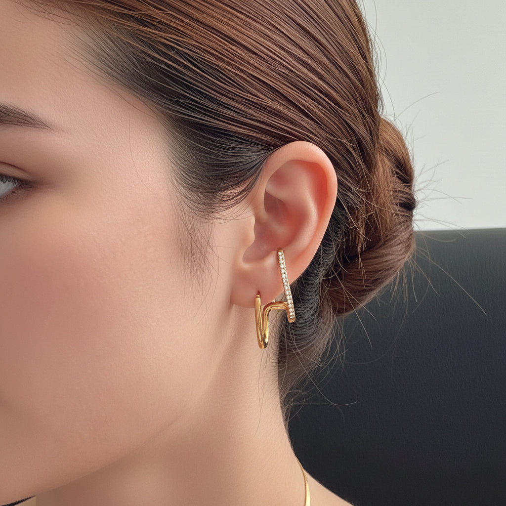 Bijou Line Layered Cuff PE
