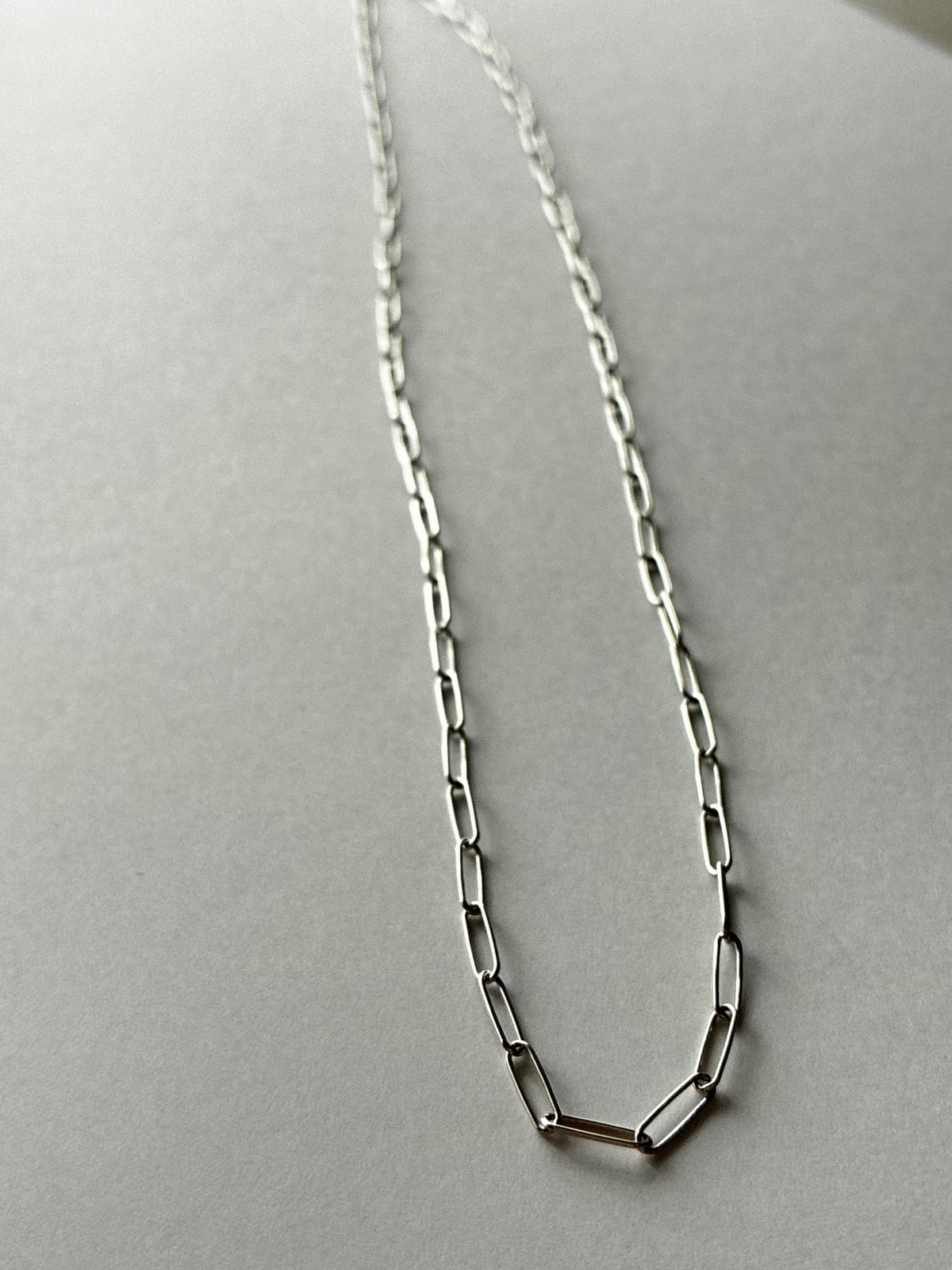 【詳細・購入はLINEへ 】Pt850 Paperclip chain NC