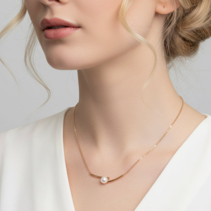 Balance Perl necklace 単品