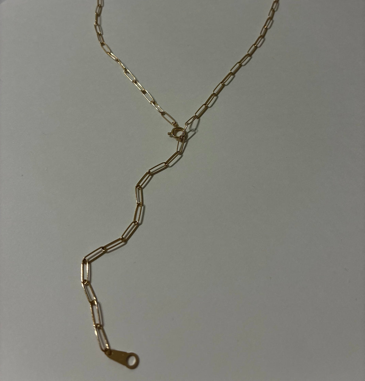 【Special price!】K18 Paperclip Chain Necklace