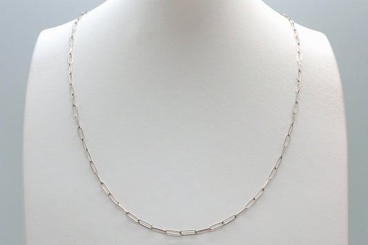 【詳細・購入はLINEへ 】Pt850 Paperclip chain NC