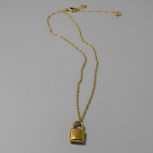 Lock Motif Necklace