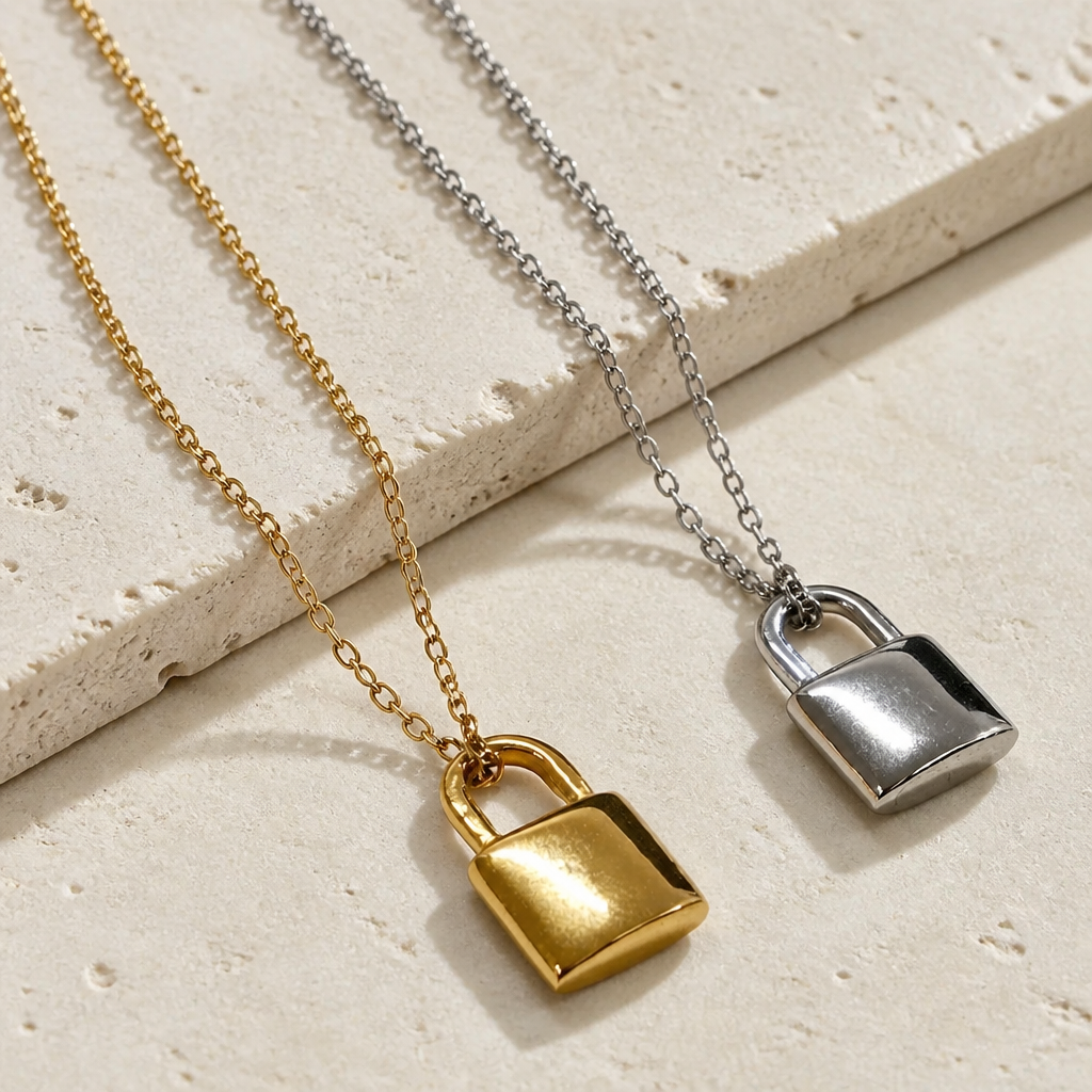 Lock Motif Necklace