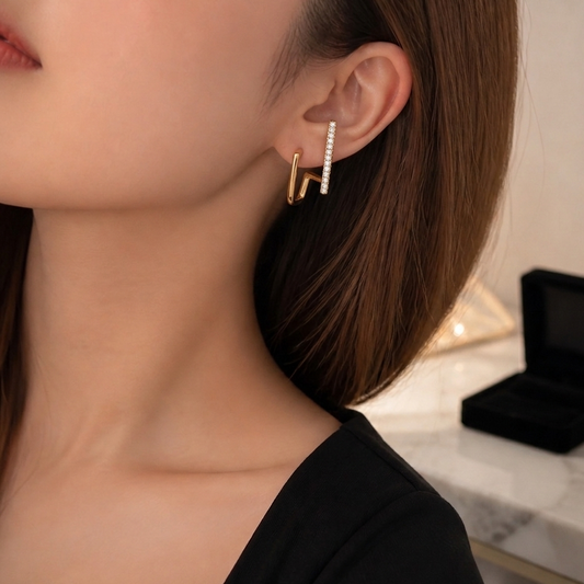 Bijou Line Layered Cuff PE