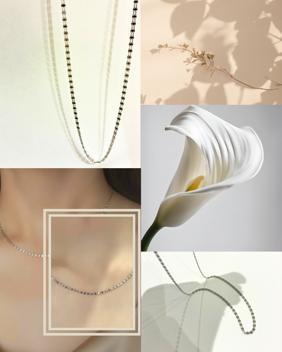 Pt Parallel Petal Chain NC