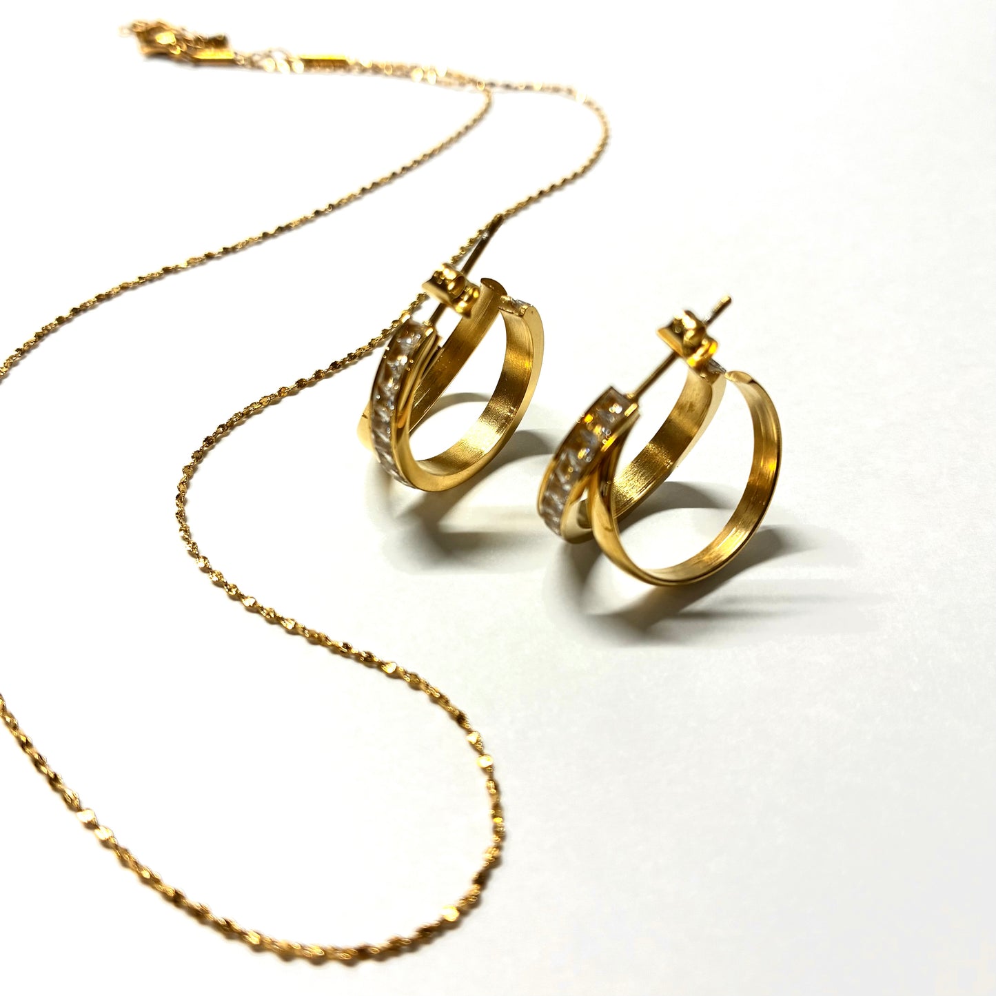 2点セット: Modern Sparkle Jewelry Set