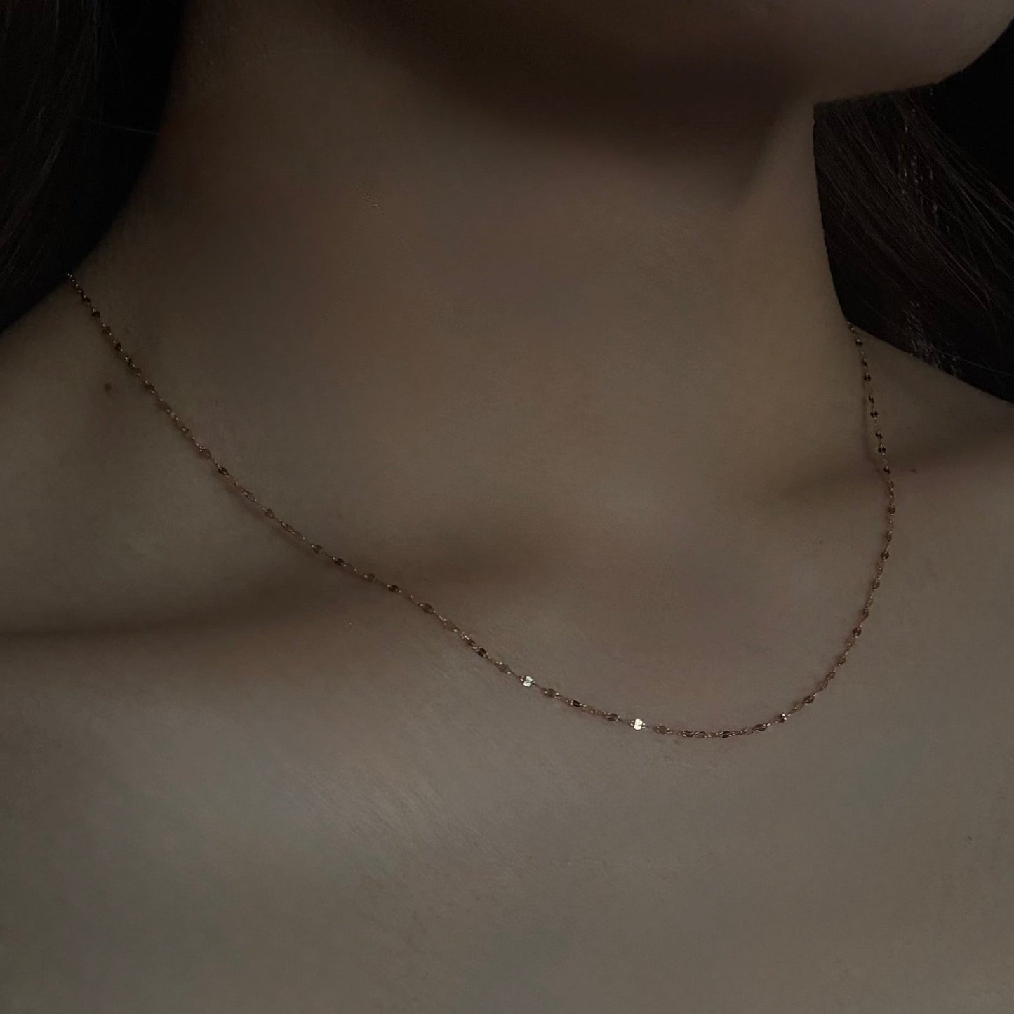 【再再入荷】K18 Fantasia Petal Slide Chain 〜45cm