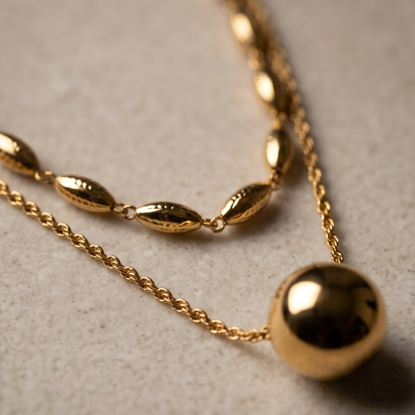 Dual Gold Necklace