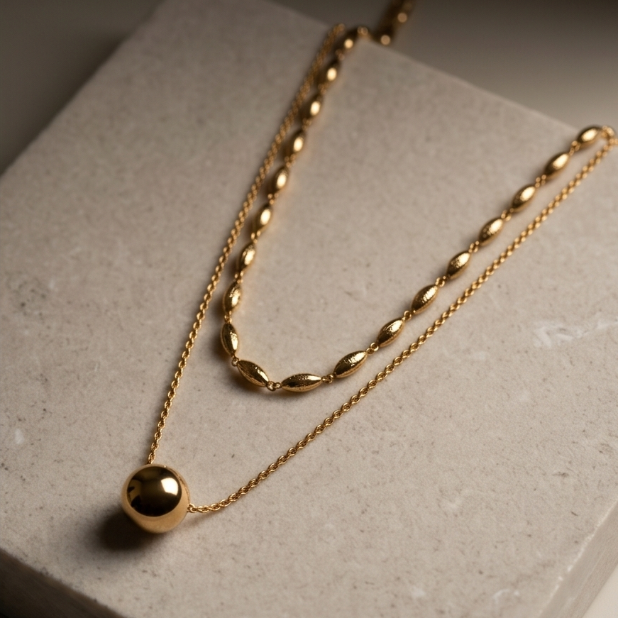Dual Gold Necklace