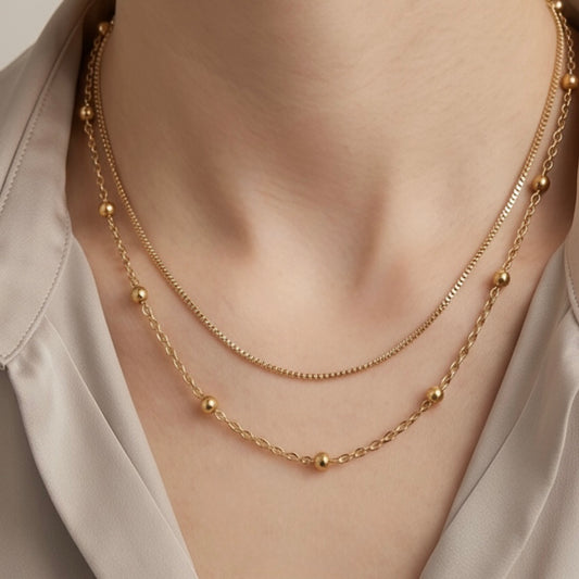 2点Set Ball Station&Necklace